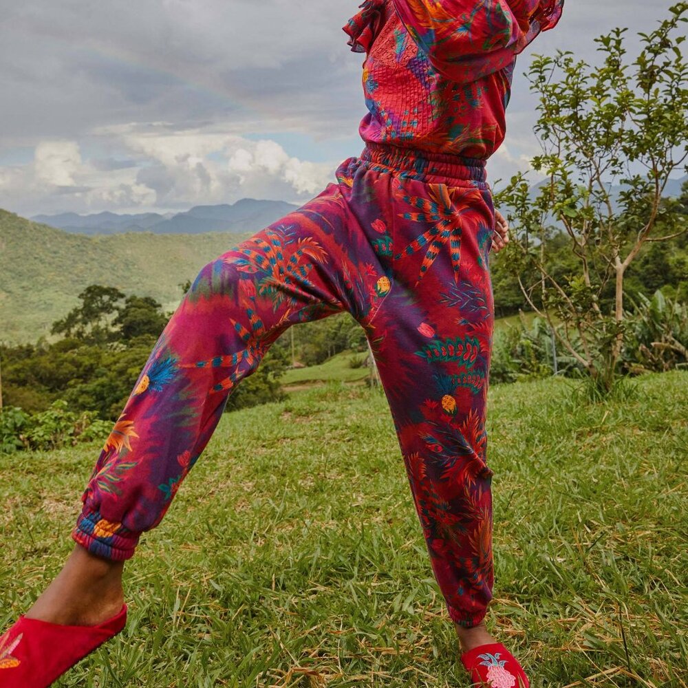 TIE DYE FOREST SWEATPANTS